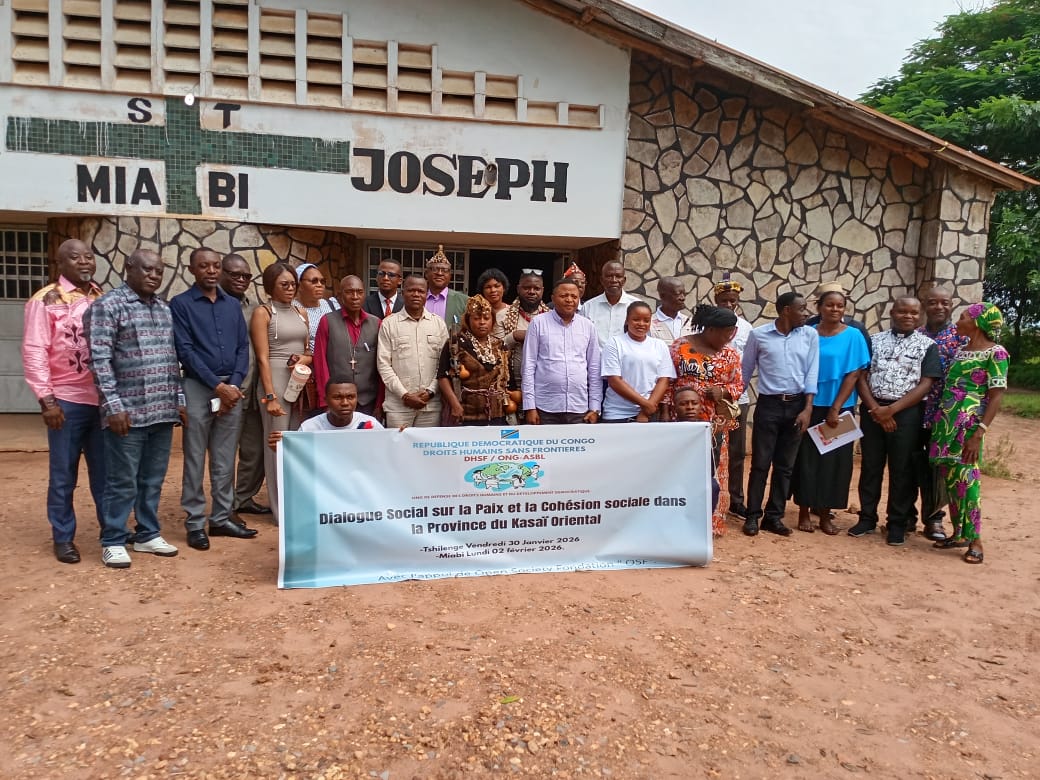 Tous pour la paix au Kasaï Oriental